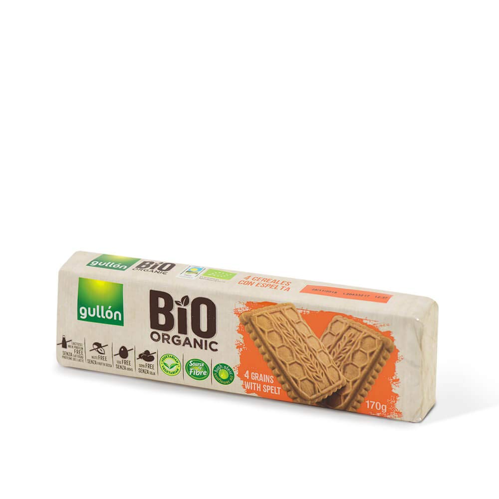 Gullon Bio Organic 4 Gains with Spelt Biscuits 170 g