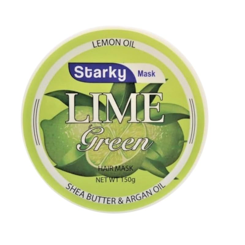 Starky Lemon Oil Lime Green Hair Mask With Shea Butter&Argan Oil-150g