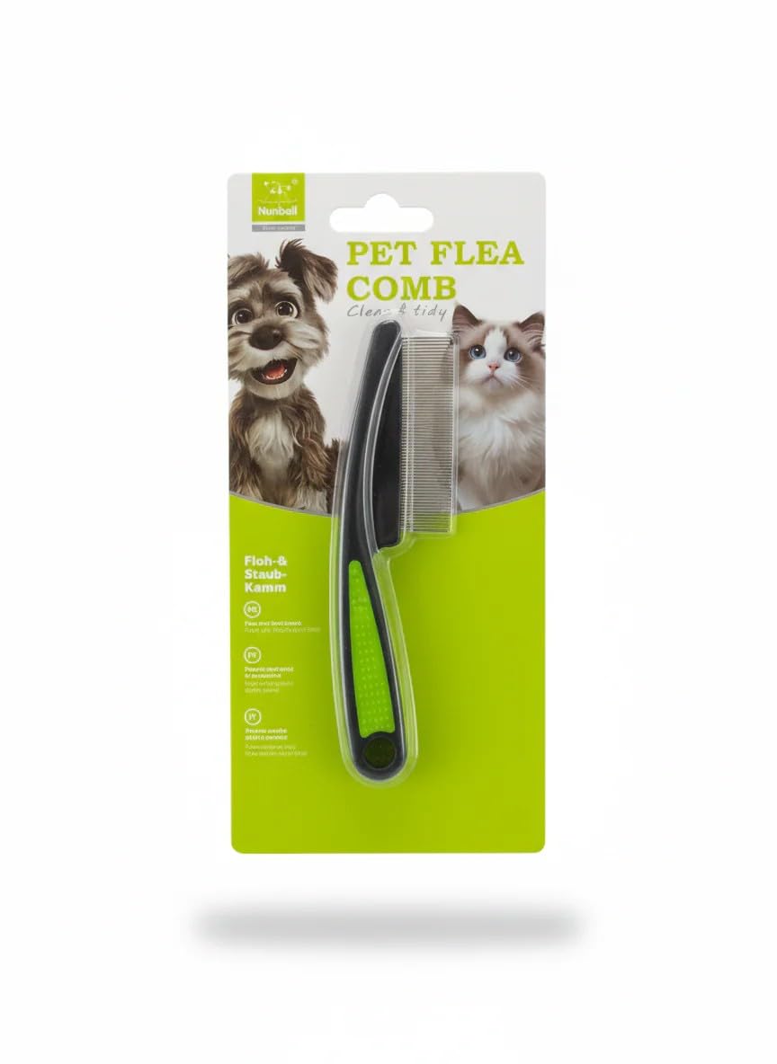 Nunbell Pet Flea Comb for Dogs and Cats.