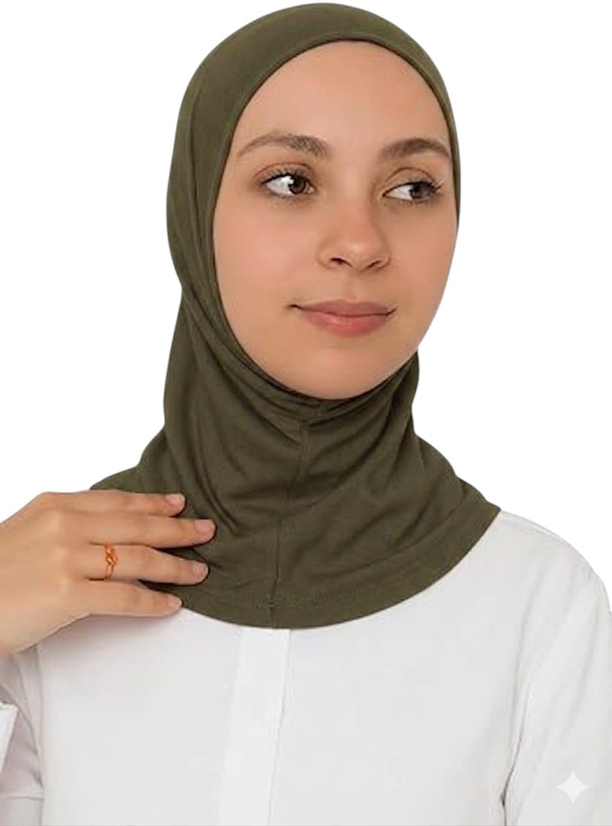 Miza Cotton Surrey Dress Comfortable One Piece | Practical Full Coverage Hijab for Women and Girls | Comfortable for Daily Use or Occasions