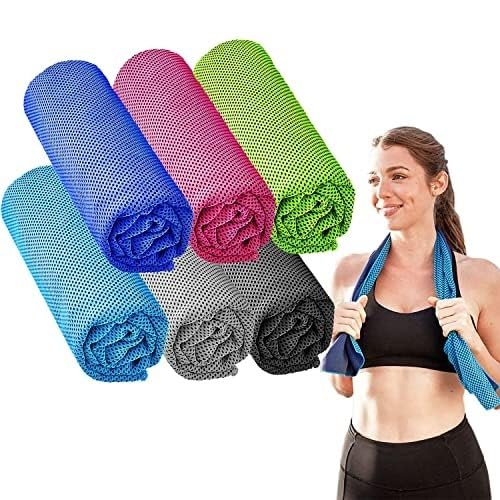 Quick Dry Cooling Towel for Gym and Fitness - Lightweight Microfiber Sports Towel with Instant Cooling Effect for Running Yoga Walking and Outdoor Activities