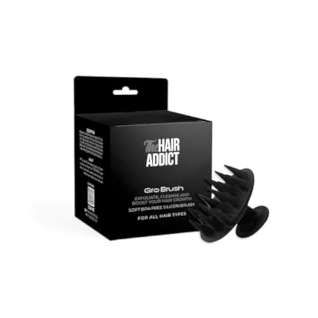 The Hair Addict Gro Brush- Black