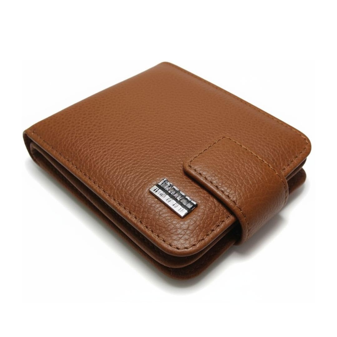 Genuine Leather Wallet for Men - Multi Pockets Perfect for Organization and Style | High Durability and Modern Design for Daily Life and Travel (Havan)