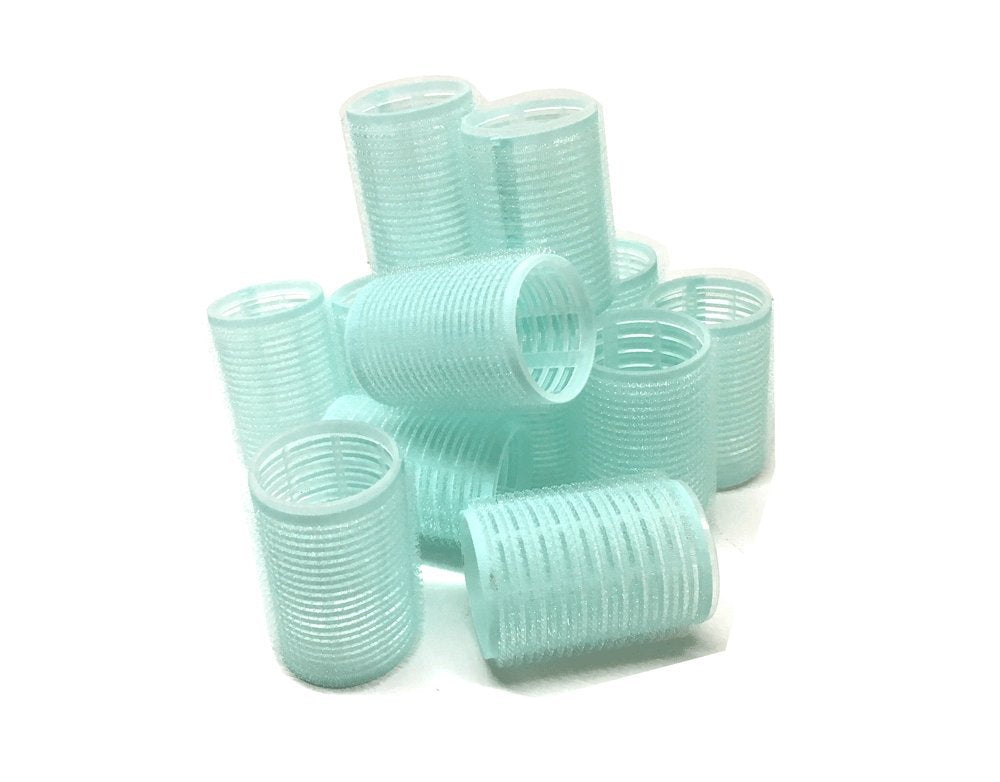 Set of 12-40mm (1-1/2”) Self Grip Hair Rollers Pro Salon Hairdressing Curlers Large For Long Hair