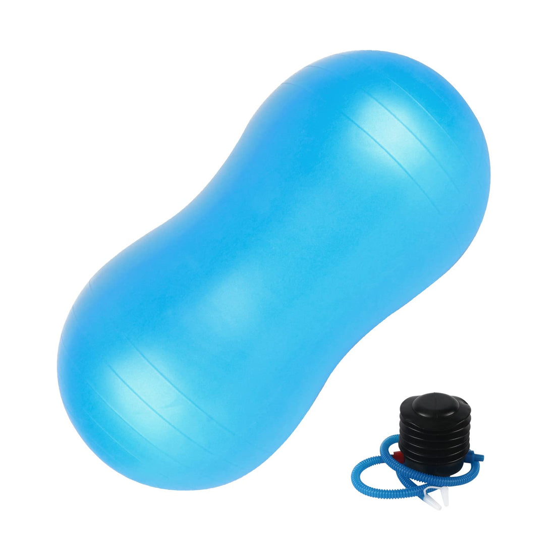 BIGTREE Physio Exercise Ball Peanut Ball Yoga Fitness Ball with Pilates Ball, Thickened Anti-Burst, Air Physio Exercise Ball for Muscle Tension, Back Pain Relief, Home & Gym Fintness 90 x 45 cm