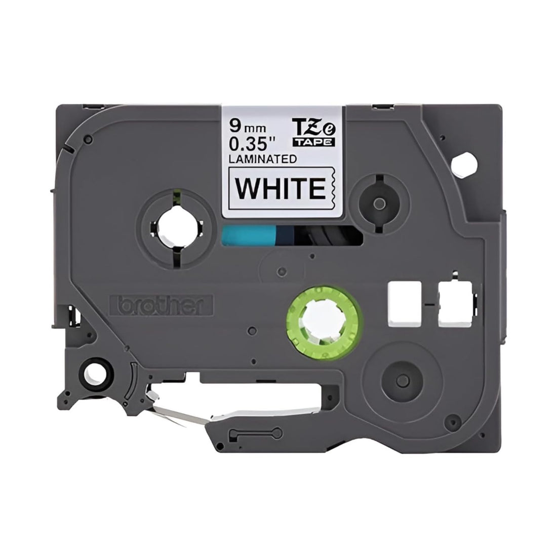 BROTHER Genuine TZEe-211 6mm Standard Laminated Label Tape Replacement for Brother Label Printers, Black on White