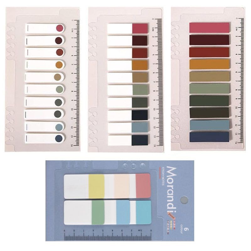 660 Pieces Sticky Tabs, Writable and Repositionable File Tabs Flags for Pages or Book Markers, Reading Notes, Classify File.