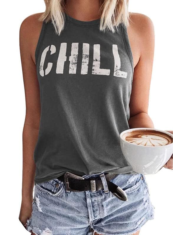 Showday-Womens Casual Loose Graphic Comfy Tank Tops Crew Neck Tank Tops Summer Leopard Detail Print Top Casual Cami Shirts Blouses T-Shirts Sleeveless Shirts Tunic Tops