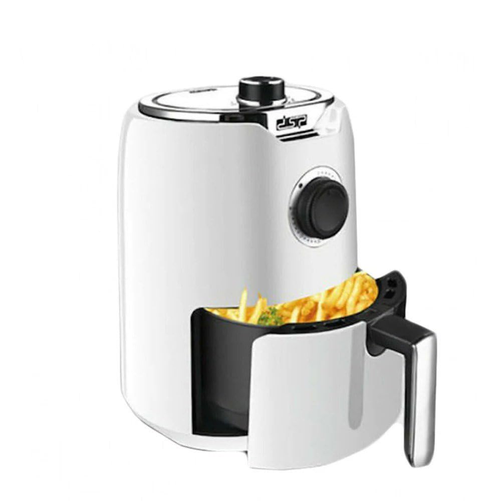 DSP Air Fryer 2.5 Liter Performance Range 800 Watt Rapid Air Convection Heating, KB2062 White