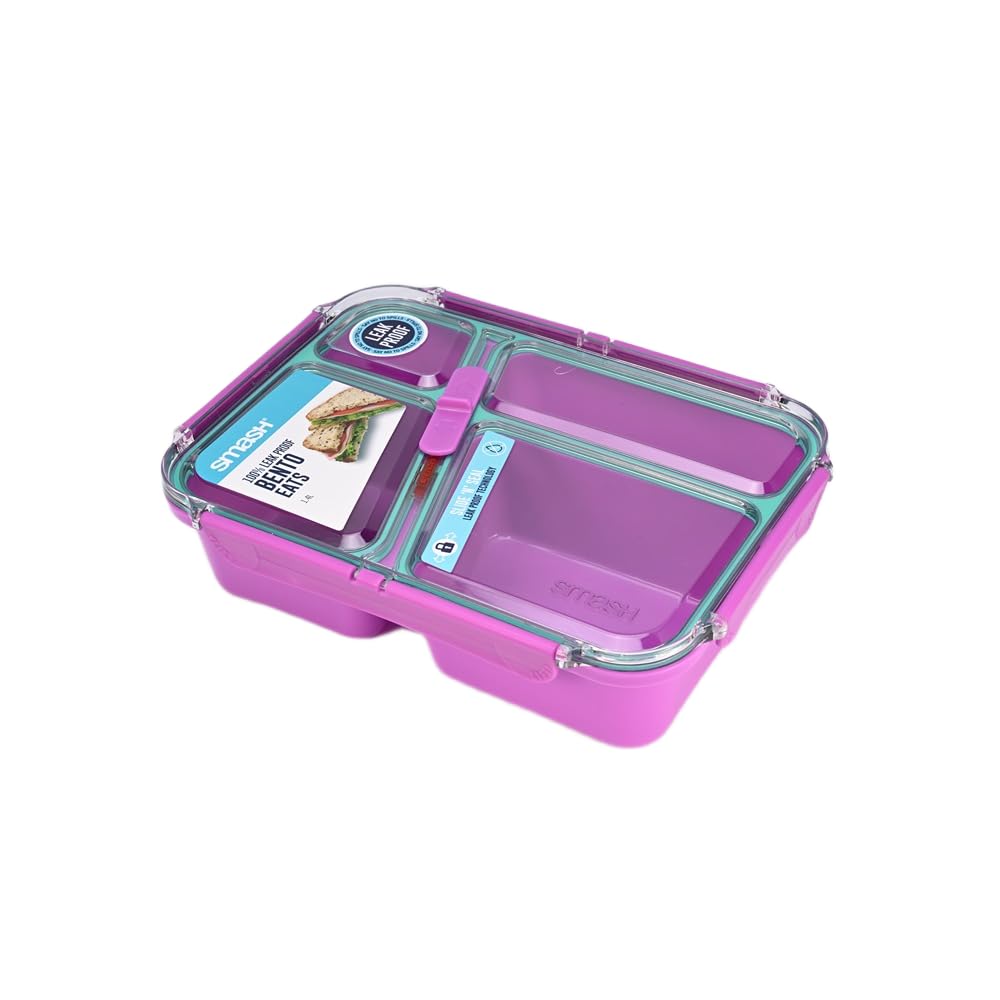 Smash Bento Eats Leakproof Lunchbox 1.4 L Mouve