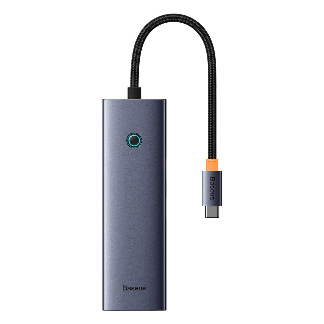 OS-Baseus UltraJoy Series 7-Port HUB Docking Station Space Grey(Type-C to HDMI4K@60Hz*1+USB3.0 * 2+PD*1+RJ45*1+SD/TF3.0 * 1)
