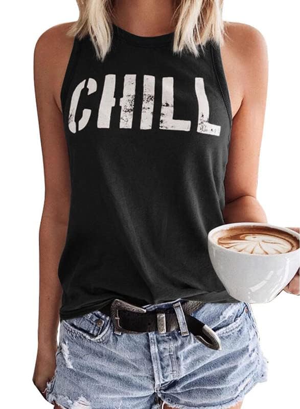 Showday-Womens Casual Loose Graphic Comfy Tank Tops Crew Neck Tank Tops Summer Leopard Detail Print Top Casual Cami Shirts Blouses T-Shirts Sleeveless Shirts Tunic Tops