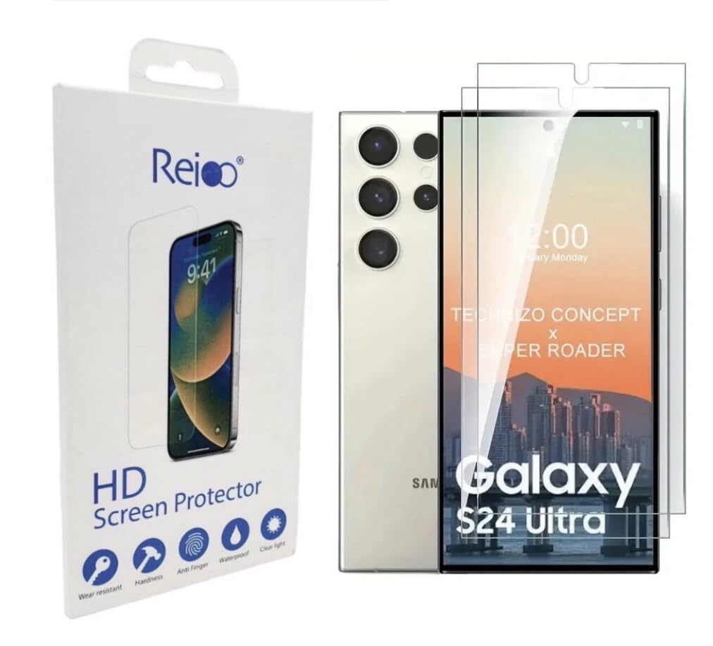 Screen Protector Front Nano Gelatin Tempered Glass Compatible with Samsung galaxy S24 ultra (2 pieces)