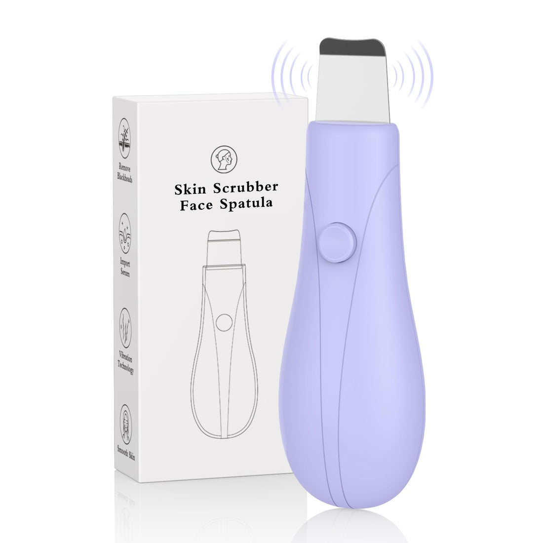 Blackhead Remover Tools, Black Head Remover for Face and Nose, Deep Pore Cleaner for Daily Skin Care, Skin Care Tools for Men and Women, Travel Blackhead and Whitehead Removal (Purple)