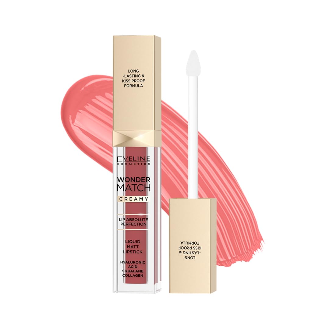 Eveline Wonder Match Liquid Matt Lipstick- 08 CASHMERE ROSE