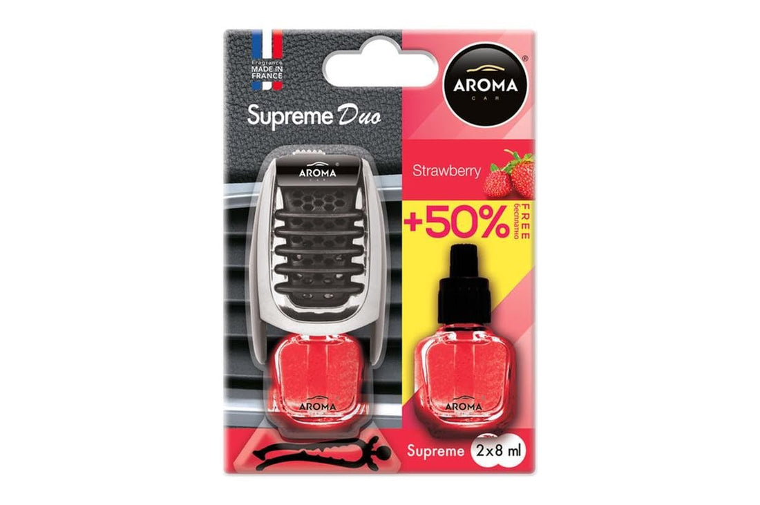 Aroma Car Air Freshner Strawberry 2X7 ml