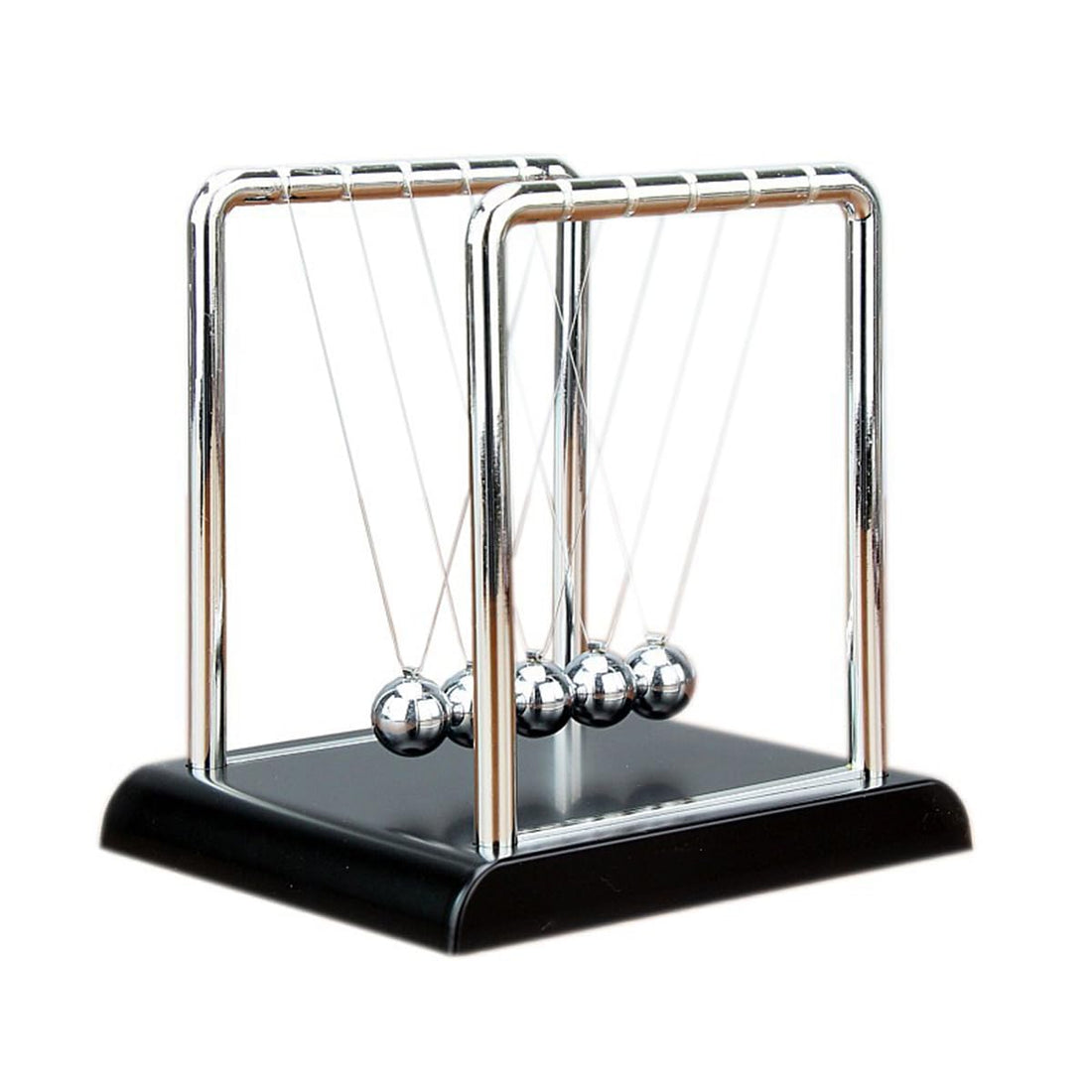 Newtons Cradle Balance Balls, 5 Physical Vibration Magnetic Balls, Science Desk Gadgets Home Office Desk Toy Stress Relief Gift Decoration