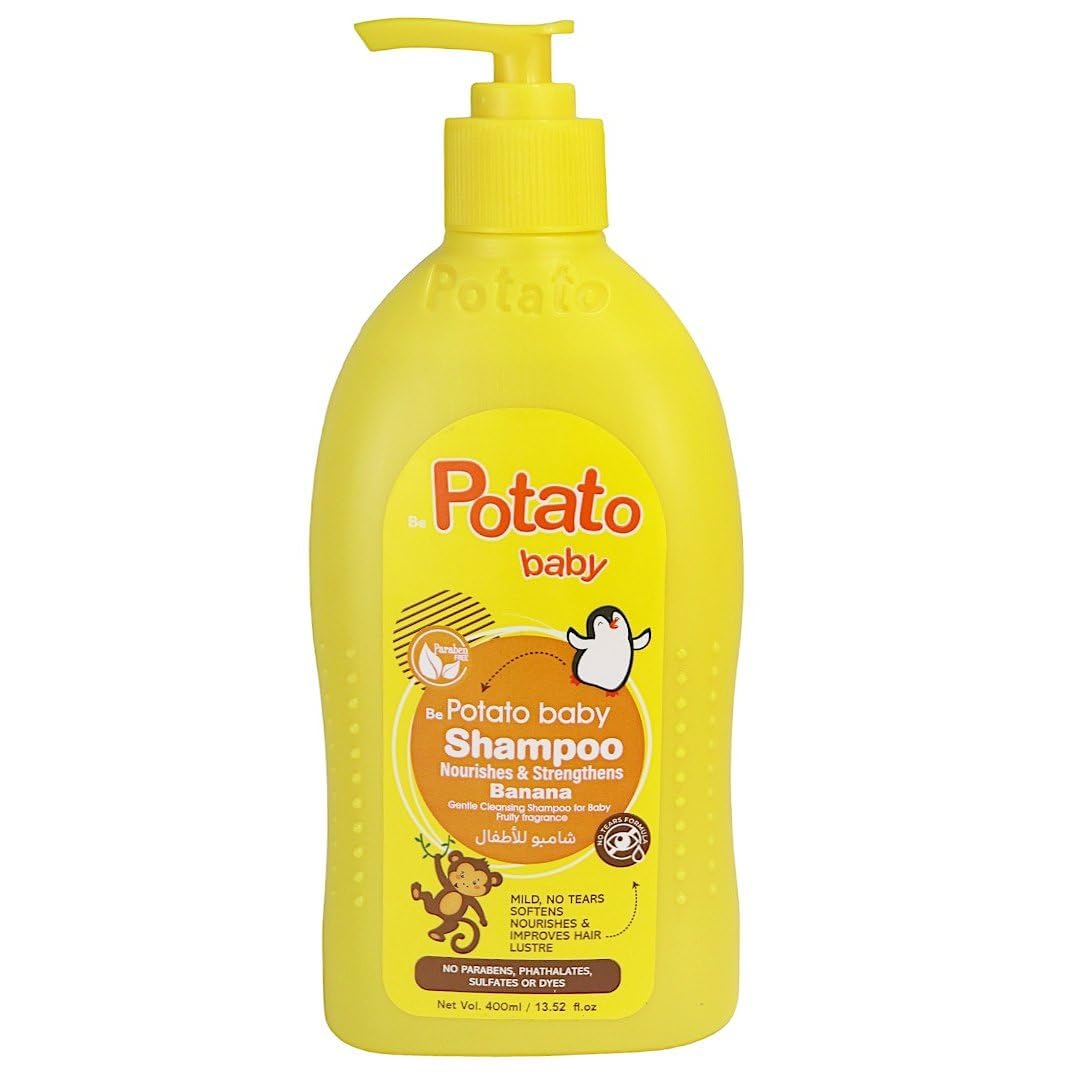 Potato Baby Shampoo Nourishes&Strengthens Parapen Free With Banana-400ml