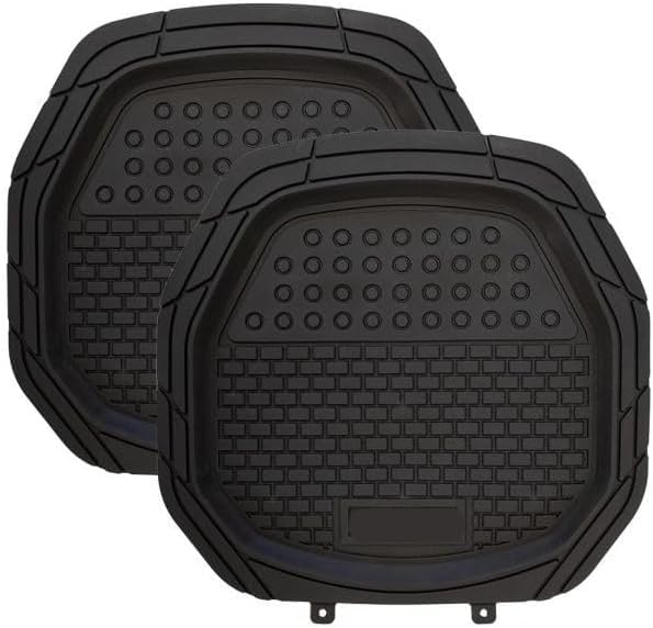 Generic TPE Floor Mats, Black, 8.25 inches Width, Compatible with Kia Sportage (KL, KX5) 2016-2022, Vehicle Specific Fit, Passenger Car, Front Lower Position