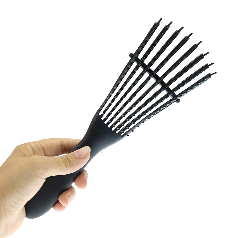Octopus Hair Detangling Brush For Textured Curly Wavy Hair (baby blue)