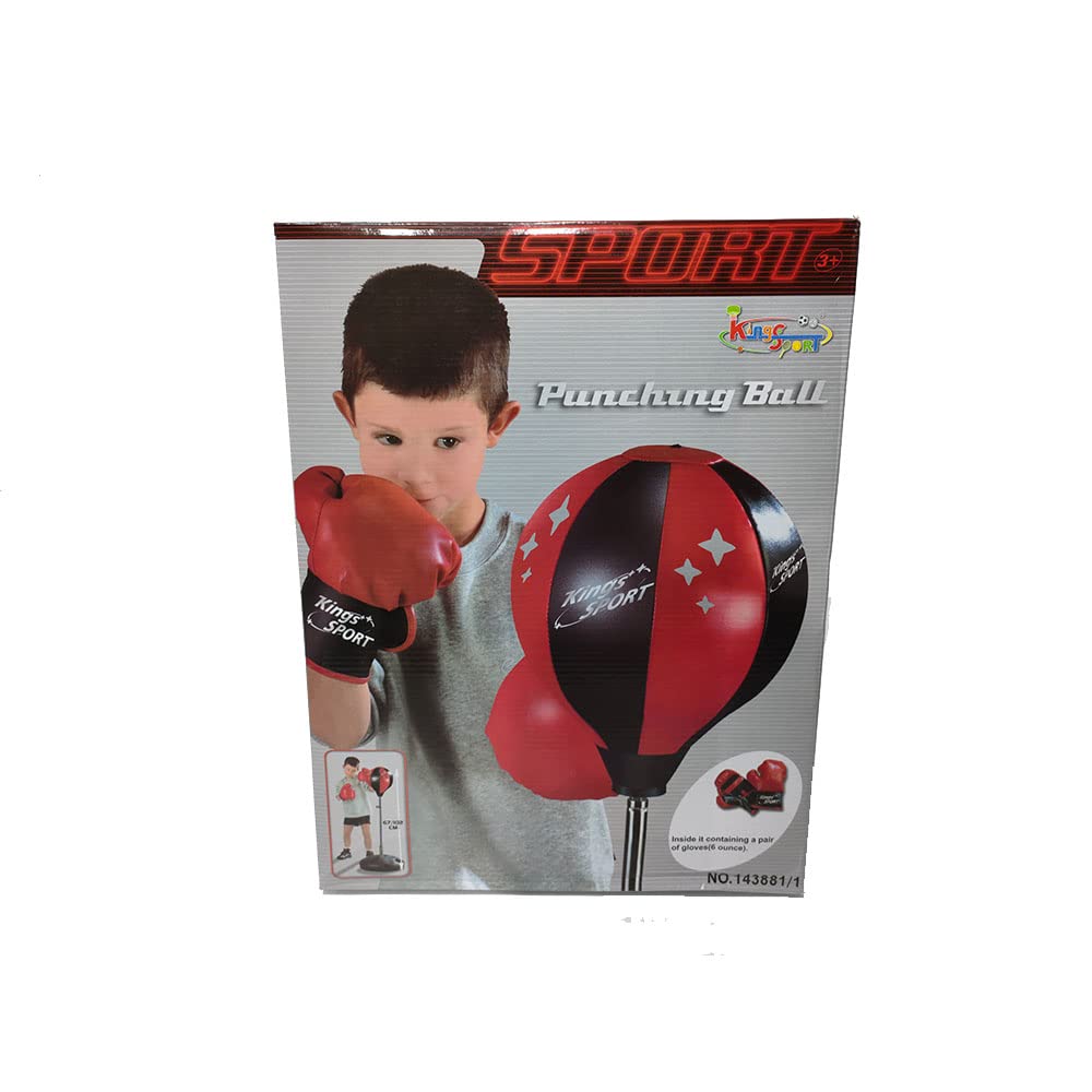 Boxing stand for children Inside It Containing a pair Of Gloves 80/110 Cm for Boys