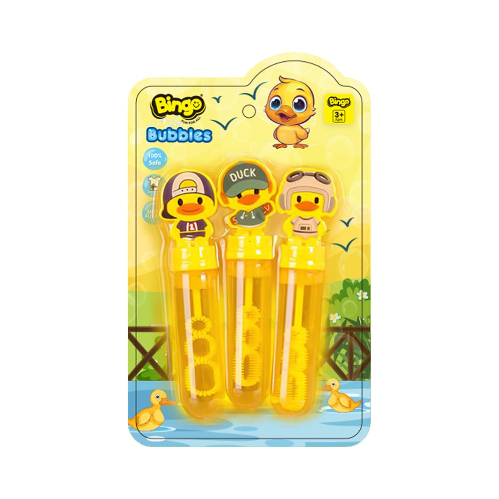 Bingo Bubbles 35ML BUBBLE STICK 3PCS-DUCK