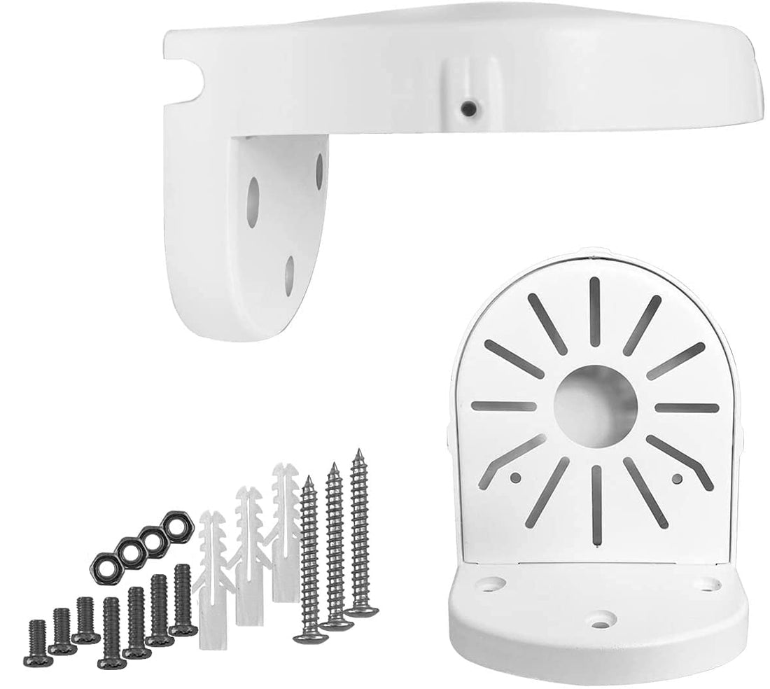 WiTi Universal Wall Mount Bracket for Dome Security Camera,Deep Base Junction Box Cable Management Mounting Case, CCTV IP Surveillance Cameras Holder Metal Solid Powder Spray Coating