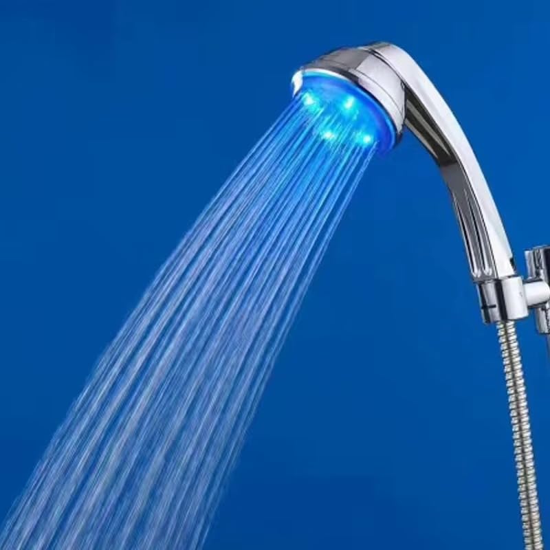 Modern Shower Speaker High Quality Strong Water Pressure - Colorful Smart LED Illuminated Shower Head No Electricity No Batteries Water Saving