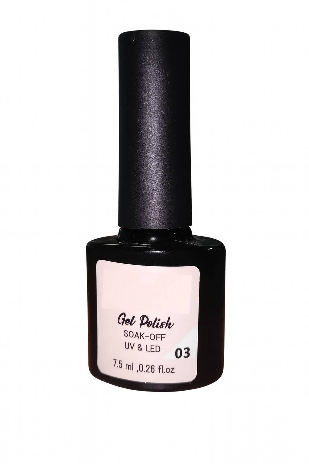 Milky Pink Gel Nail Polish 7.5ml – Soft Natural Pink Color for Manicures – Smooth Application, Long-Lasting Shine, Chip-Resistant Formula – Easy to Use for Salon and Home Nail Art