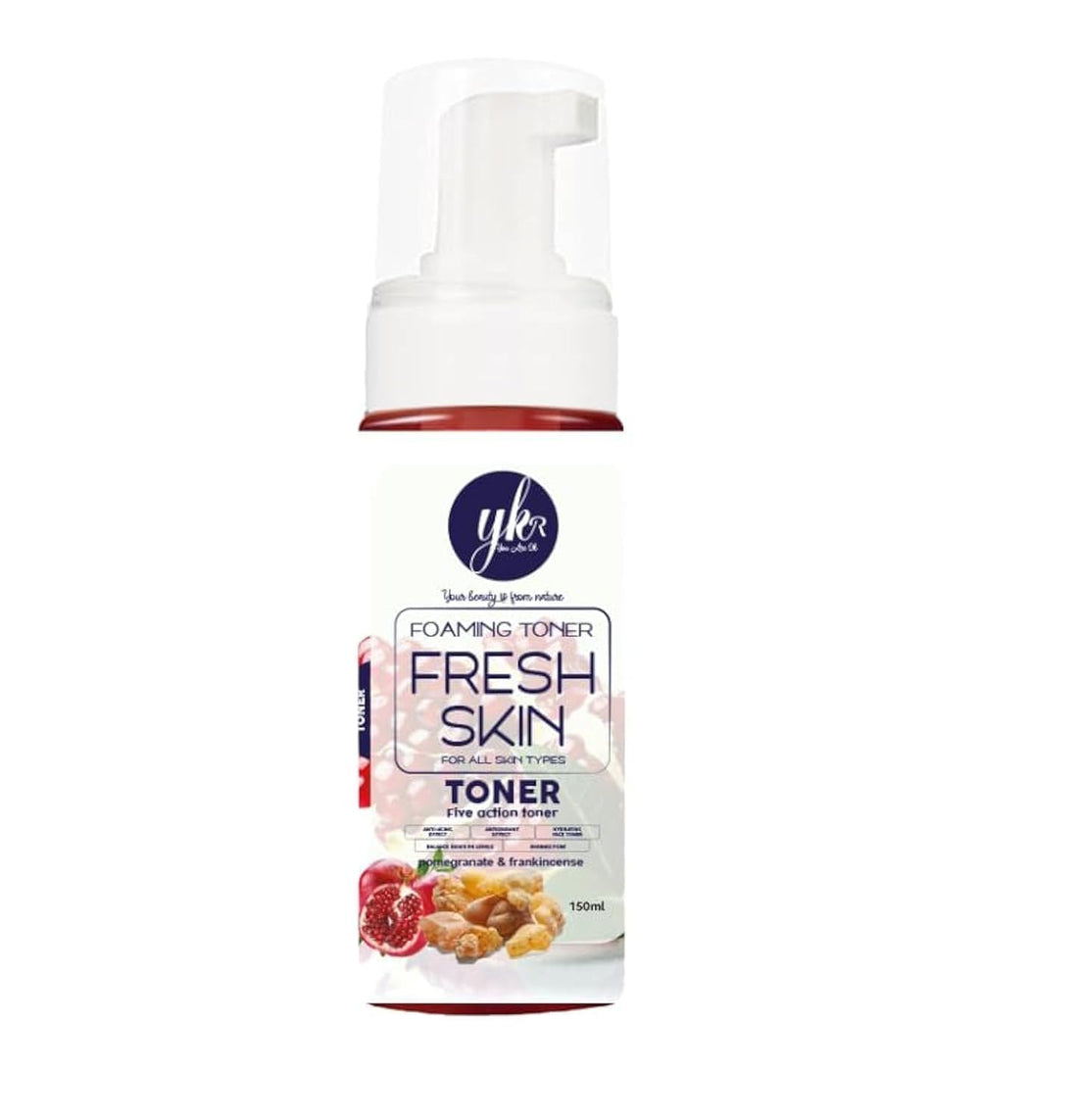 YKR COSMETICS toner with pomegranate
