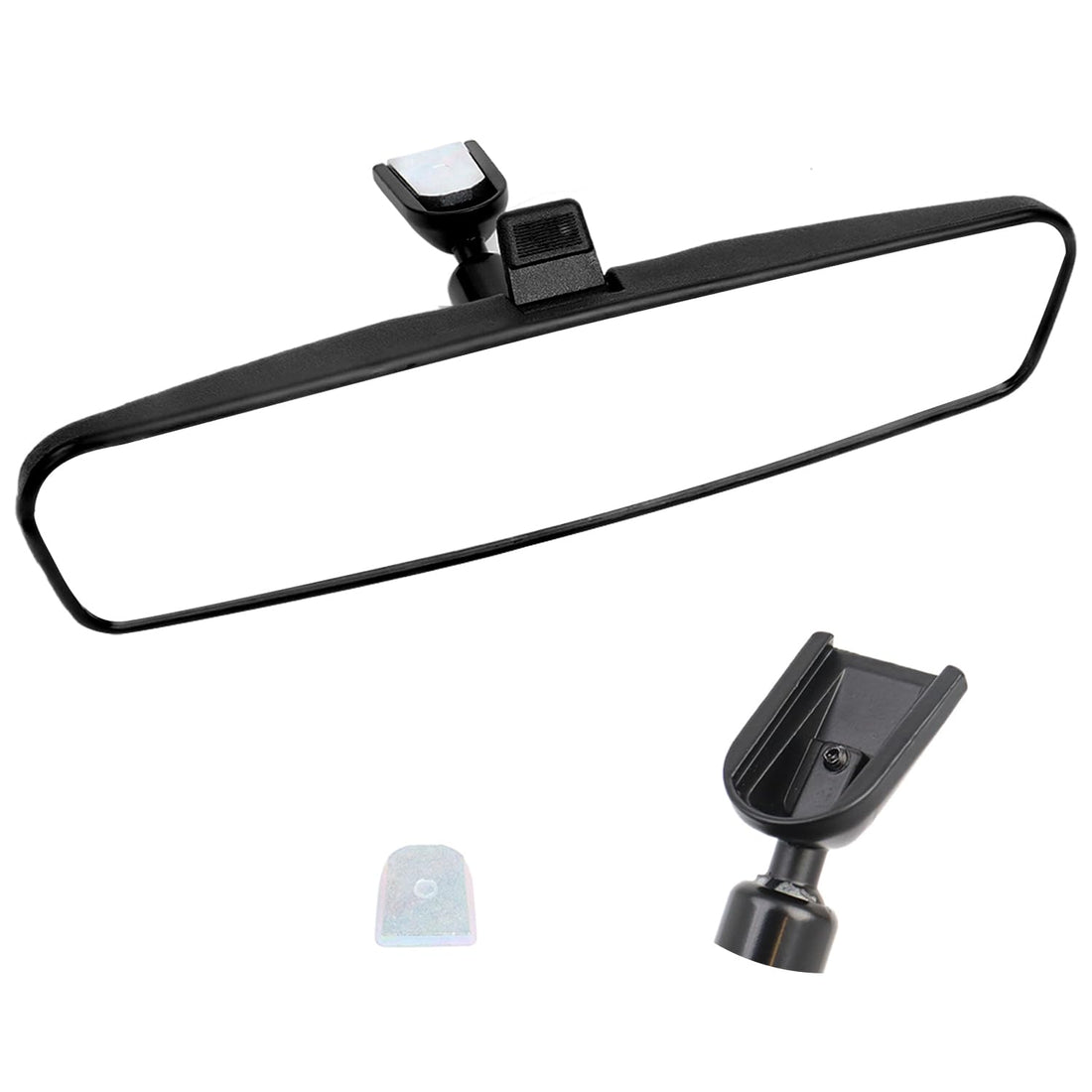 10.6” Rear View Mirror,Compatible with F-150 Focus, Honda Civic Accord, Wrangler, Kia Optima Soul Sorento,Nissan Rogue Altima Toyota Corolla Camry Tacoma, Universal Interior Day/Night Mirror