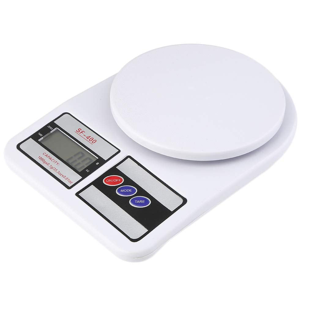 Portal Fundaful Generic Electronic Kitchen Digital Weighing Scale, Multipurpose, White, 10 Kg