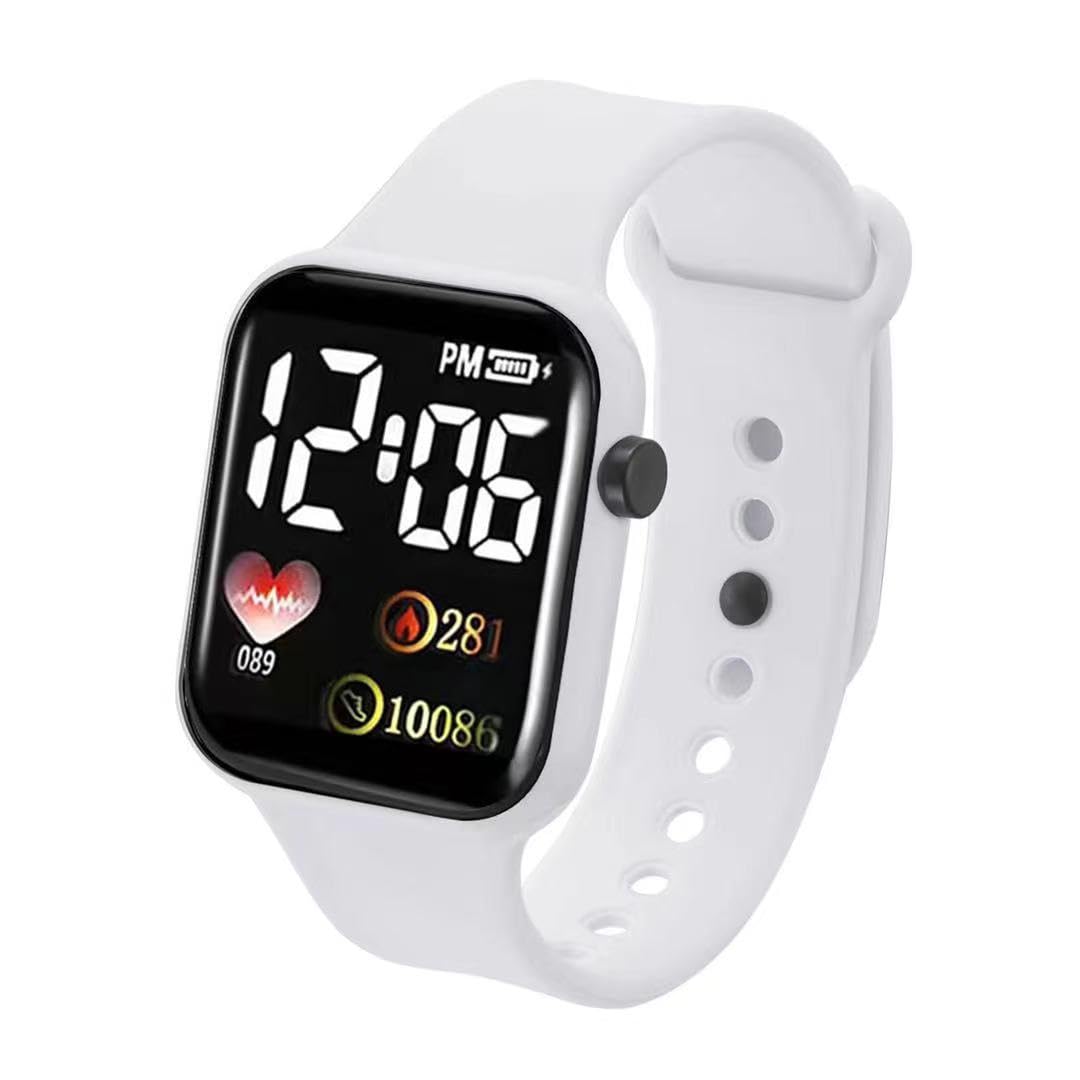 KIDSZONE Digital Watch for KIDS Cool Smart Watch for Kids – Perfect Everyday Companion Wristwatch (White)