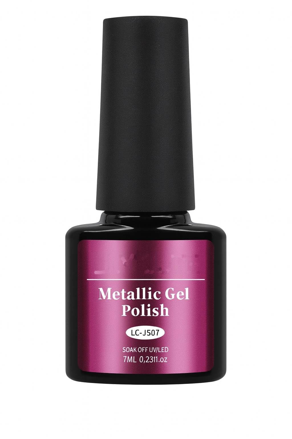 Shimmering Gel Nail Polish Long-Lasting High Shine UV LED Soak-Off Gel Color for Salon & Home Use, Easy Application, Smooth Finish (LCJ507)