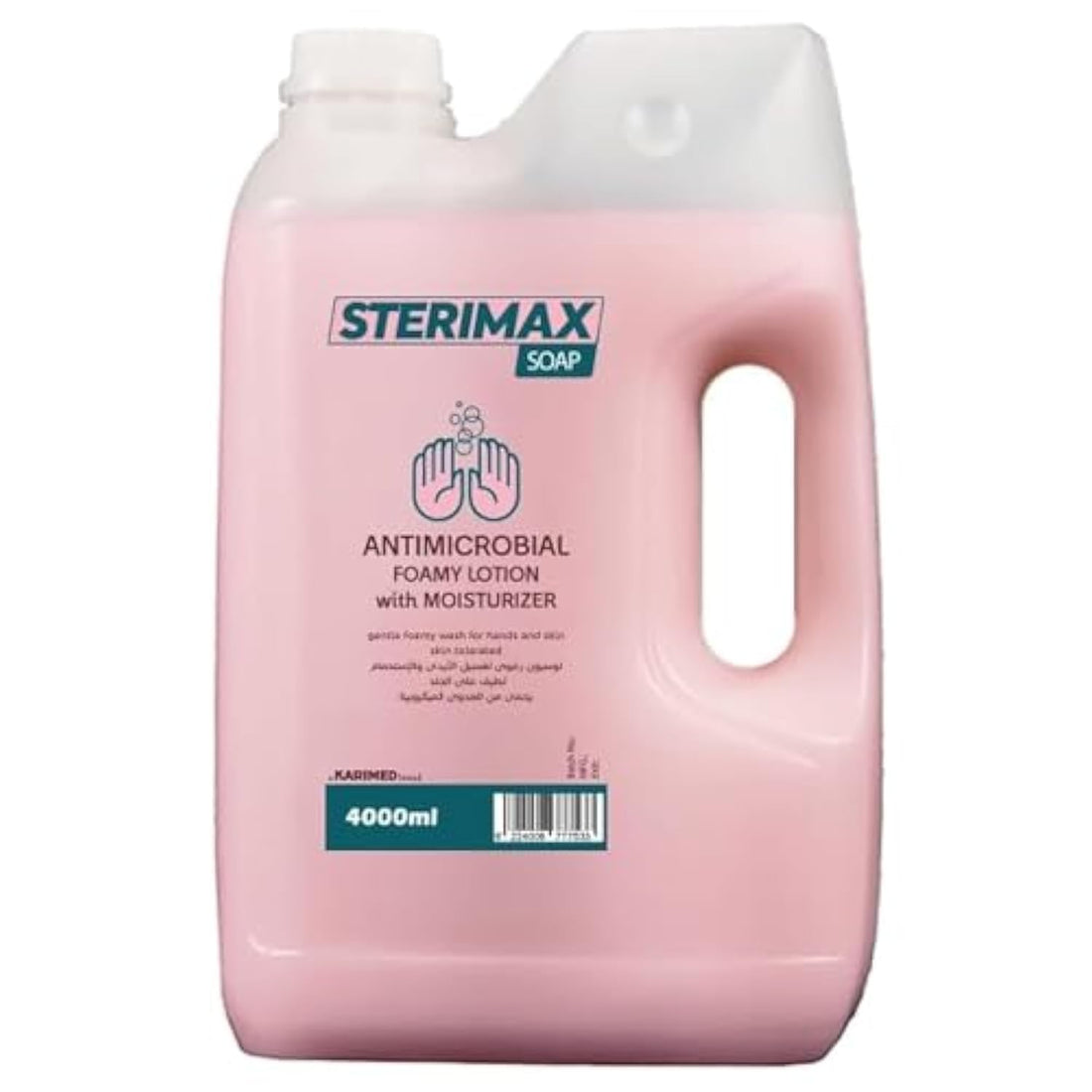 STERIMAX 4L antiseptic creamy hand wash pink