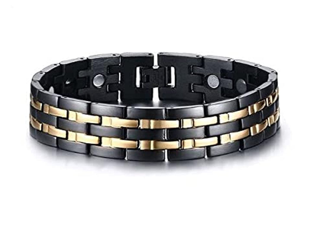 Medical stone germanium energy bracelet for the disposal of electrical charges in the body and balance