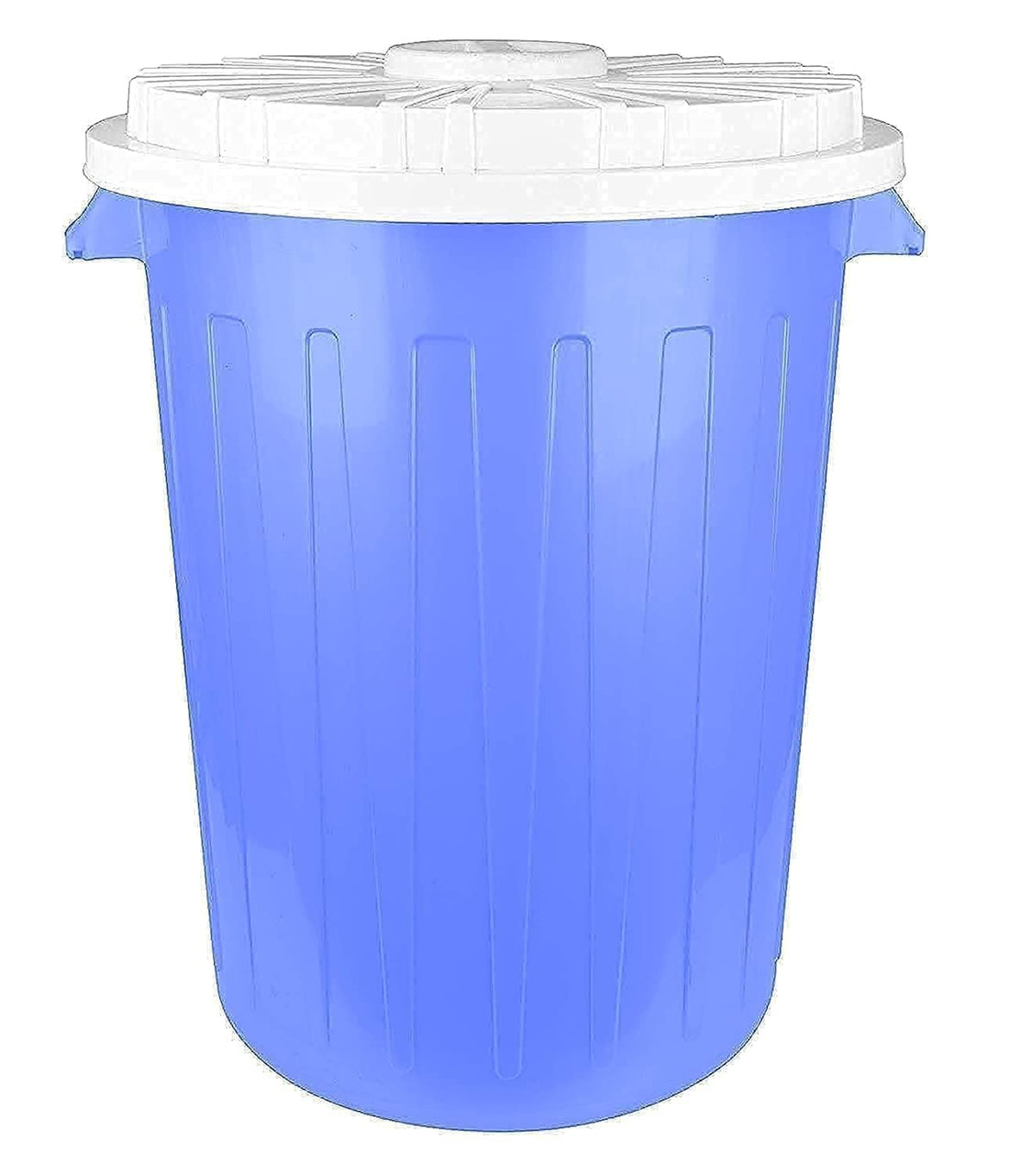 Plastic Bucket with Lid, 60 Liters - Violet