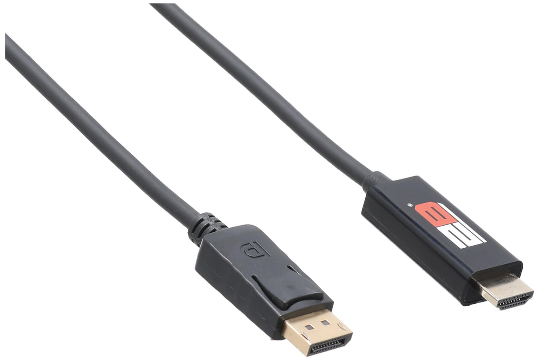 2B (DC604) Display port to HDMI - 1.8M - Black, DisplayPort