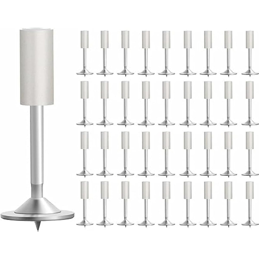 Bukela 7.3mm Nail Gun Manual Steel Nails,100 Pcs Round Nails Wall Fastening Tool, Portable Nail Shooting Machine Nail Wall Fastening Tool, for Concrete Ceiling Cable Ducts