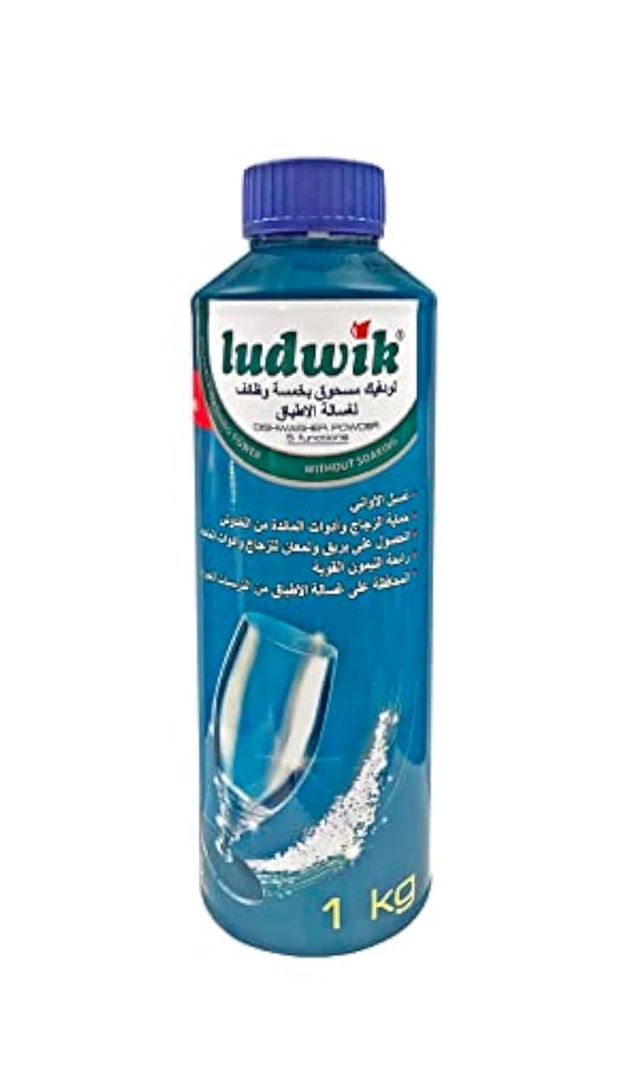 Ludwik dishwasher powder with 5 functions - 1 kg (pack of 1)