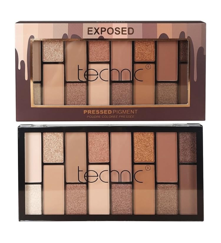 Exposed Eyeshadow Palette, Pressed Pigment, Nude and Browns