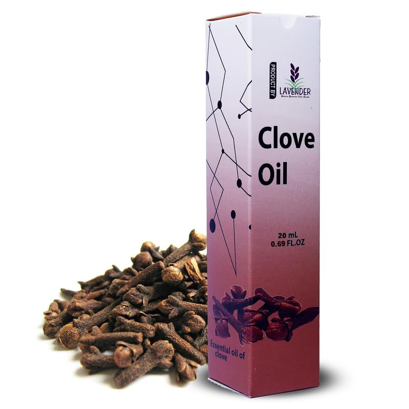 Lavender Clove Essential Oil, 100% Pure Aromatherapy Oil, 20ml, Premium Quality, Natural Fragrance