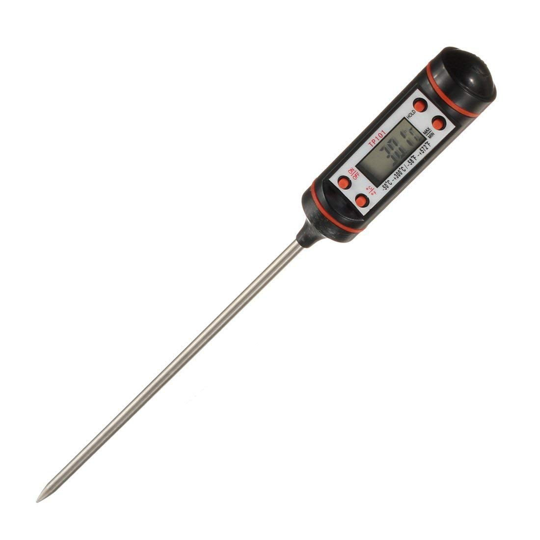 BuyinCoins Lcd Digital Probe Food Thermometer Temperature Catering