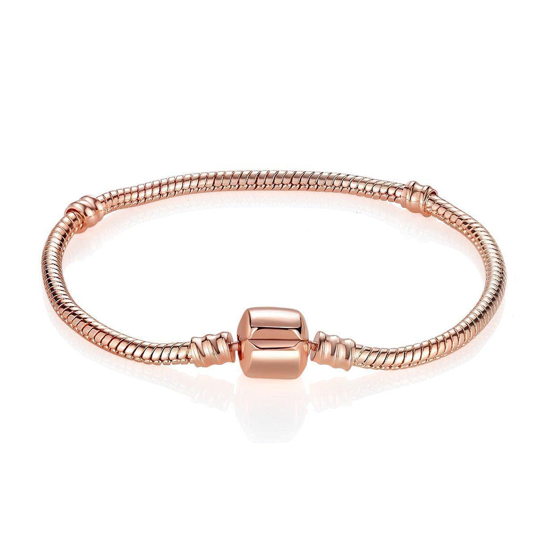 Rose Gold Charm Chain Bracelet
