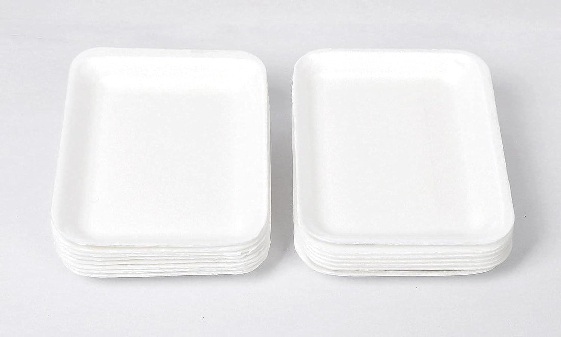 Wonka Foam White Plate 1 Gg 12 Pcs, 2724805829977