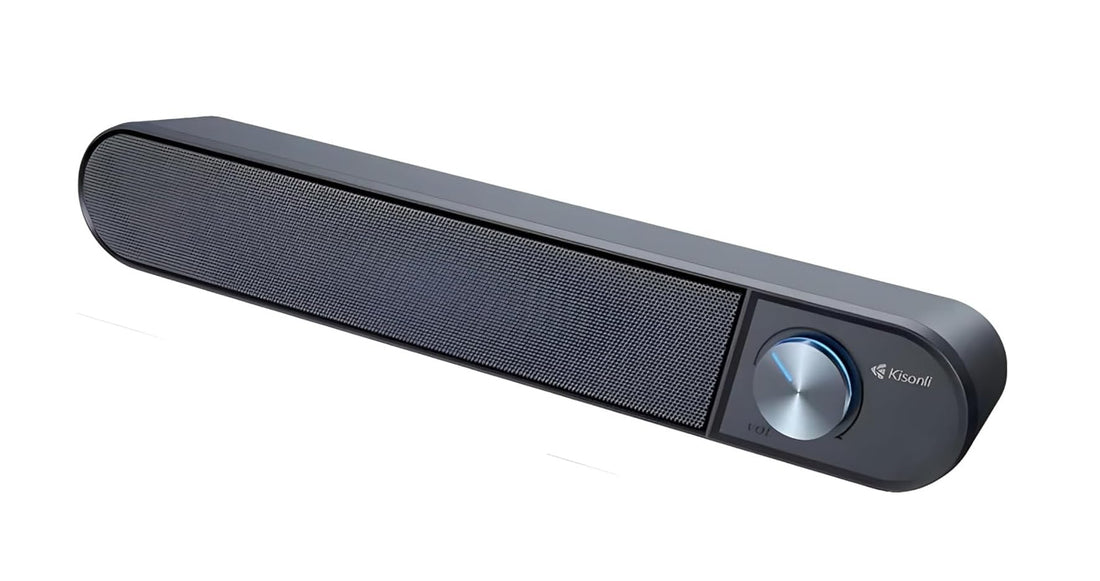 Speaker 2.0 Channel, for computer & laptop and TV, SoundBar Style, USB Powered and audio jack For sound connection Model I-580