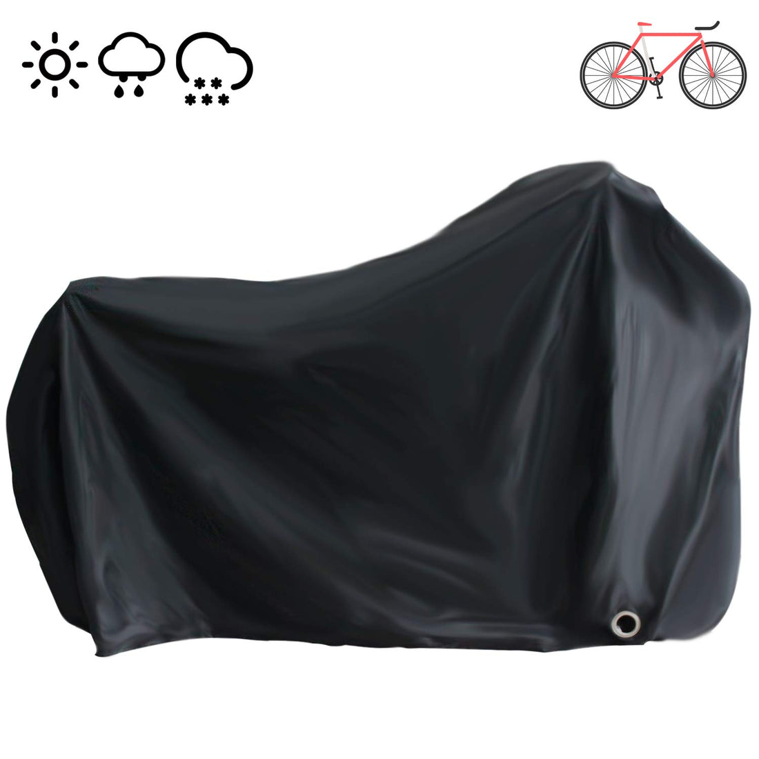 Estefanlo Bike Cover, Bicycle Cover for Outside Storage, Outdoor Indoor Waterproof Bike Cover Large for 2 Bikes/Protection Bike Storage for Mountain Bike, Road Bike