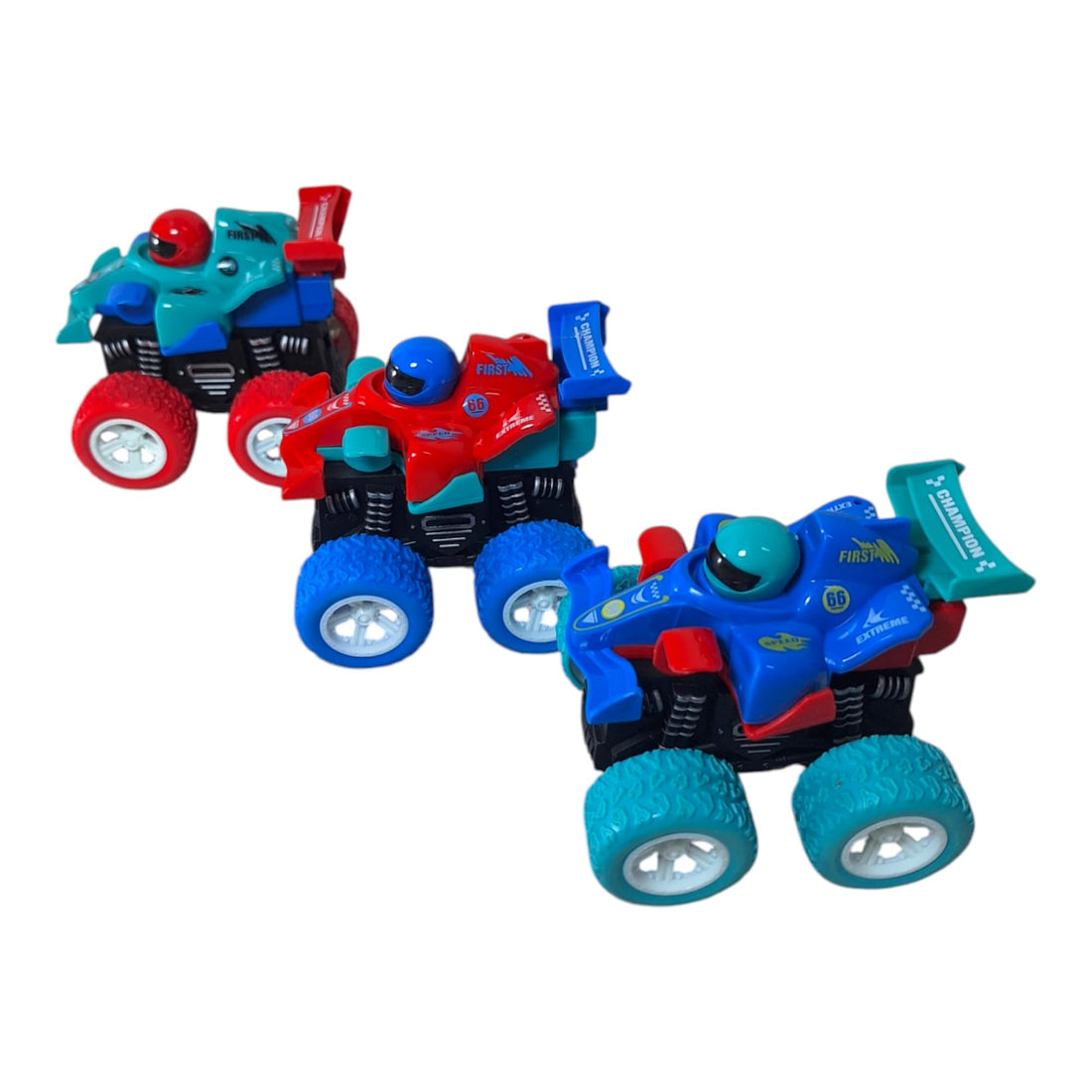 Plastic racing car from gtg toys