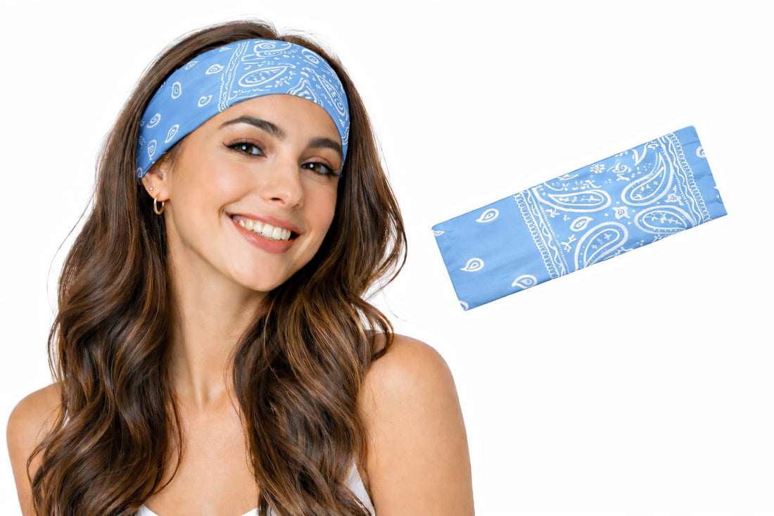 Hair Bandana for Men and Women, Cotton Head Band, Breathable, Multipurpose, for Daily Wear, Sports and Outdoor Activities