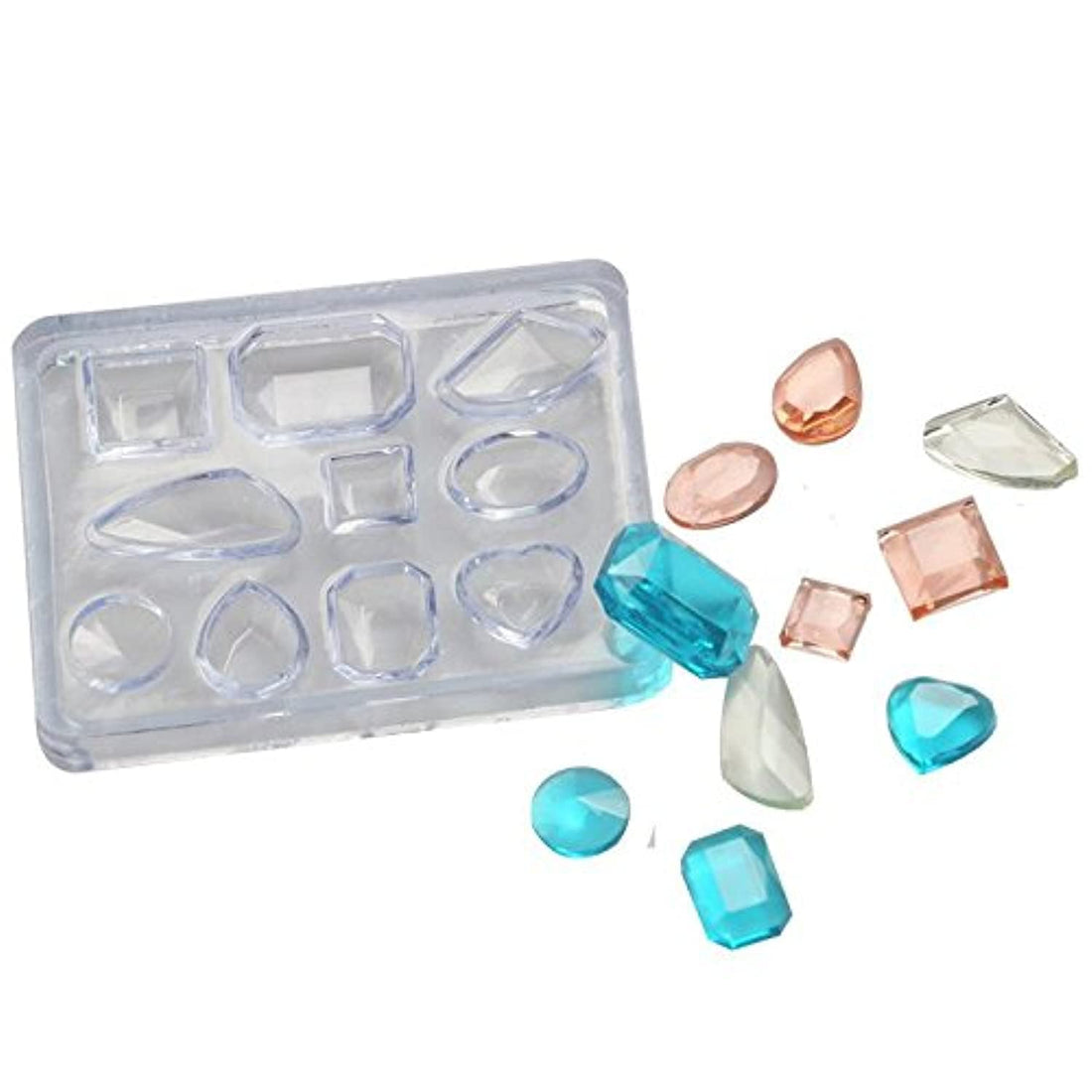 Juanya DIY Silicone Resin Mold Stud Earrings Pendant Epoxy Casting Molds Jewelry Making Handmade Craft